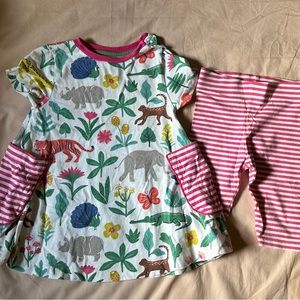 Mini Boden Safari Elephant Tunic Play Set, 2/3